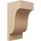 Ekena Millwork 8"W x 8"D x 16"H Wide Newport Rough Cedar Woodgrain TimberThane Corbel, Primed Tan CORUR08X08X16NEWRCPR - alternate 1